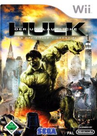 The Incredible Hulk PAL Wii box art